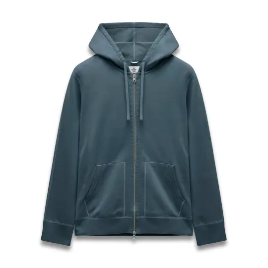 Midweight Terry Slim Zip Hoodie