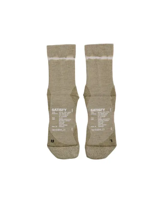 SATISFY Merino Nylon Tube Socks Tie Dye Covert Green
