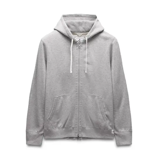 Midweight Terry Slim Zip Hoodie