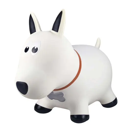 Farm Hoppers Toddler and Kids Inflatable Dog Hopper Toy, Yellow