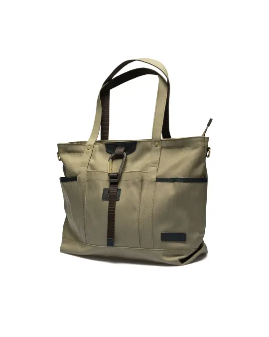 master-piece Link 2WAY Tote Bag Beige