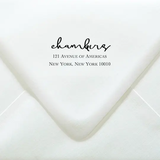Bold Handwriting Font Custom Stamp