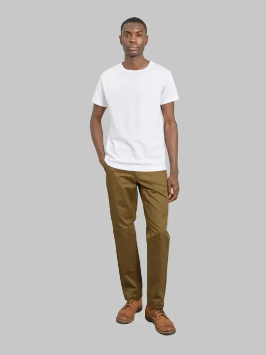 FOB Factory F0514 Narrow US Trousers Khaki