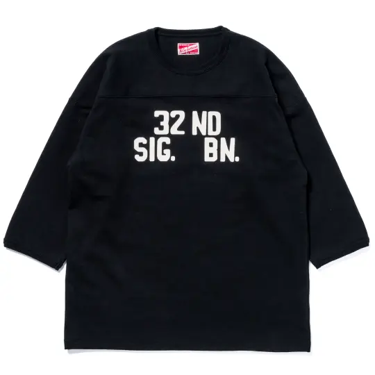 HEAVY COTTON FOOTBALL TEE / 32ND SIG