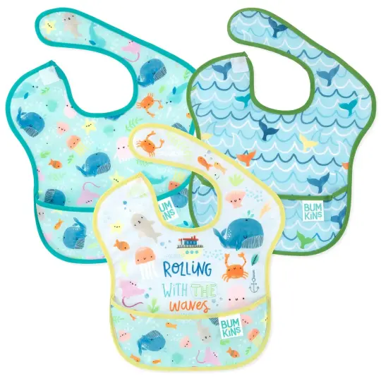 SuperBib® 3 Pack: Rolling With the Waves