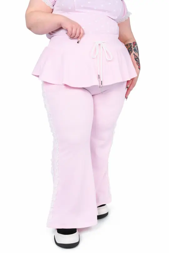 Halo Angel Wing Joggers - Pink