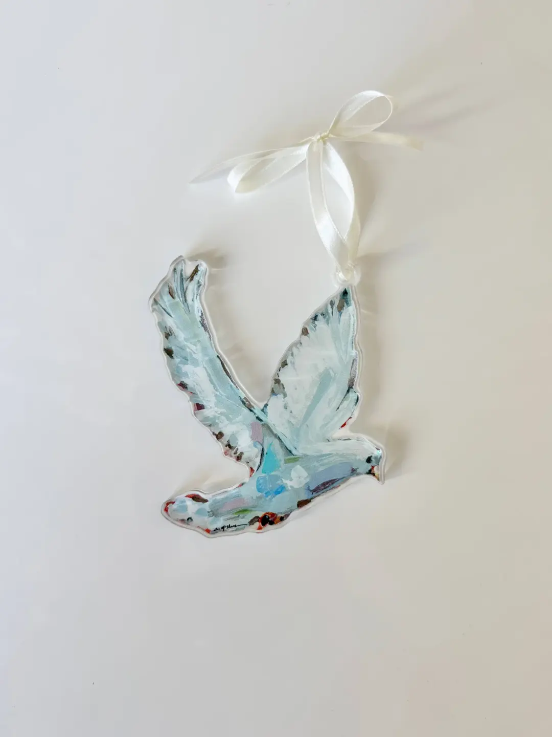 Dove Acrylic Christmas Ornament