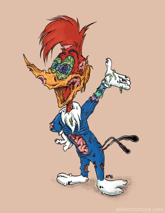 Print "Woody Zombie Pecker"