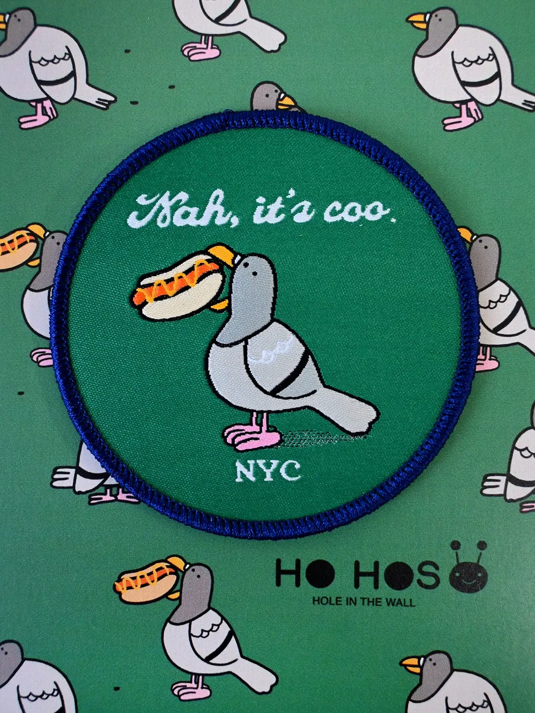 "Nah, it's coo" woven patch