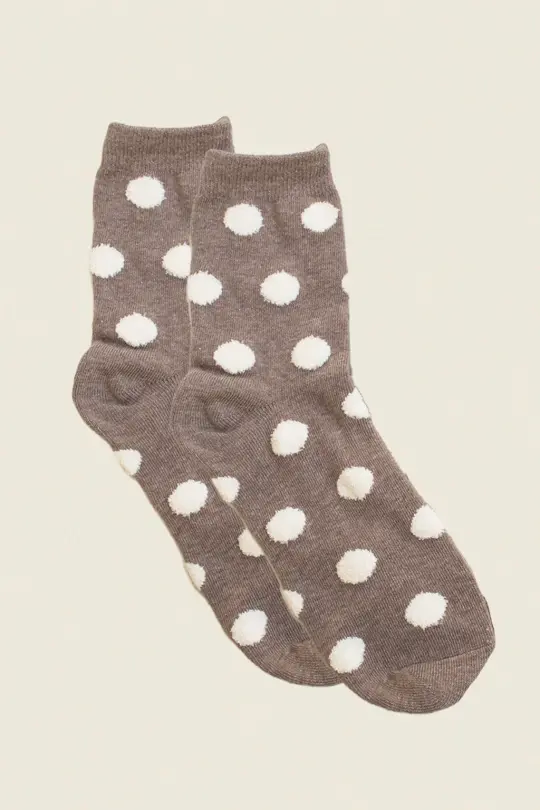 Polka Dot Puffs Socks