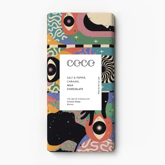 80g Milk Chocolate Salt & Pepper Caramel