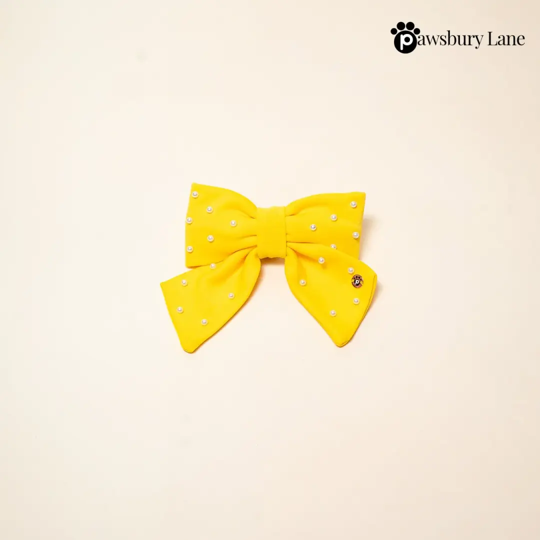 Sugar and Pearls -  Sunshine - Hair Bow - For You