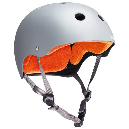 PROTEC CLASSIC SKATE HELMET - GREY/ORANGE