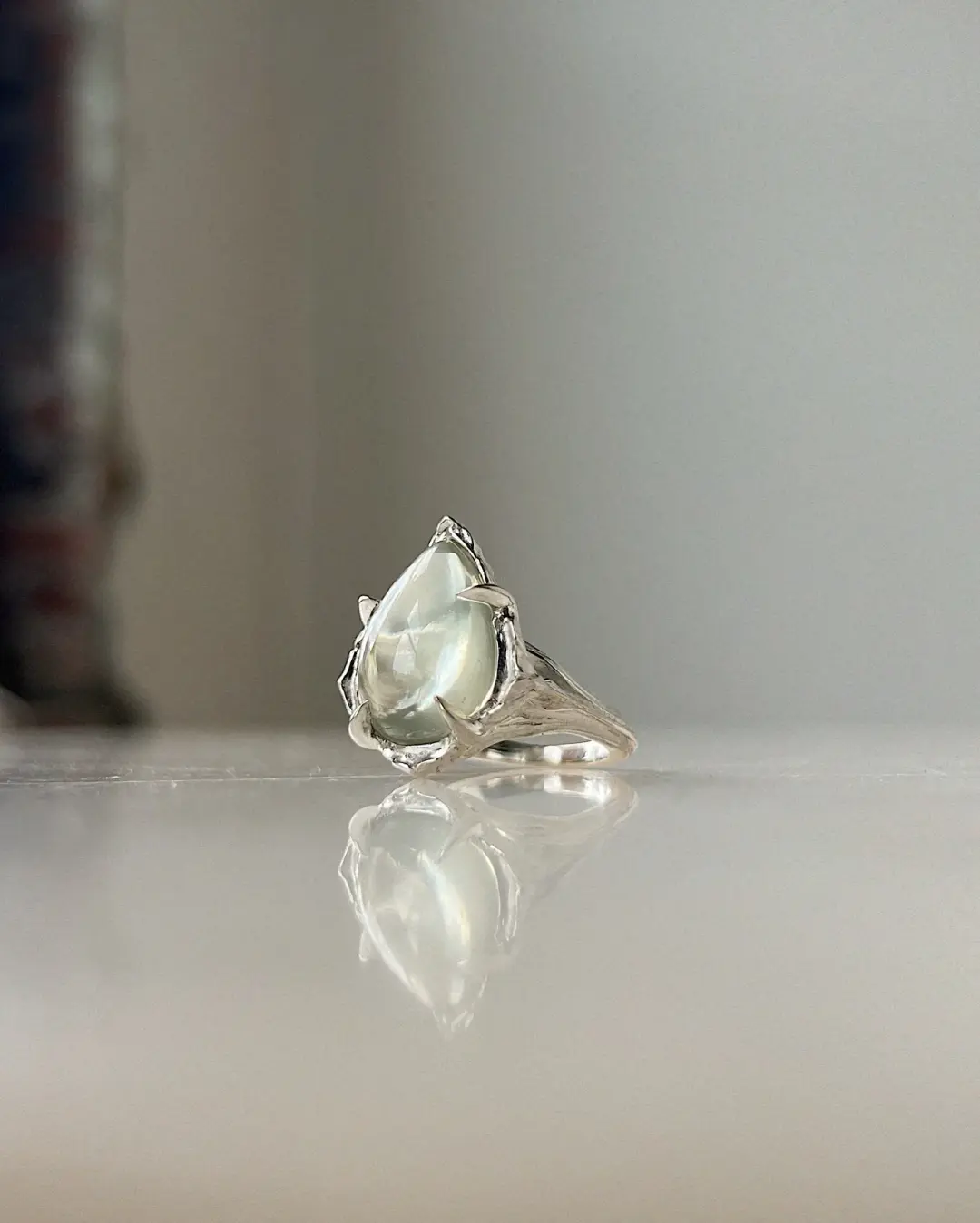 Dewdrop // Silver + Moonstone