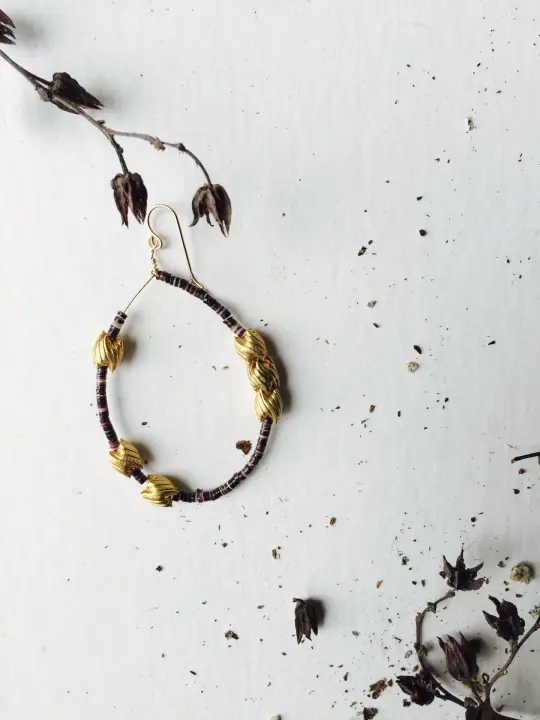 Single vintage barley Earring