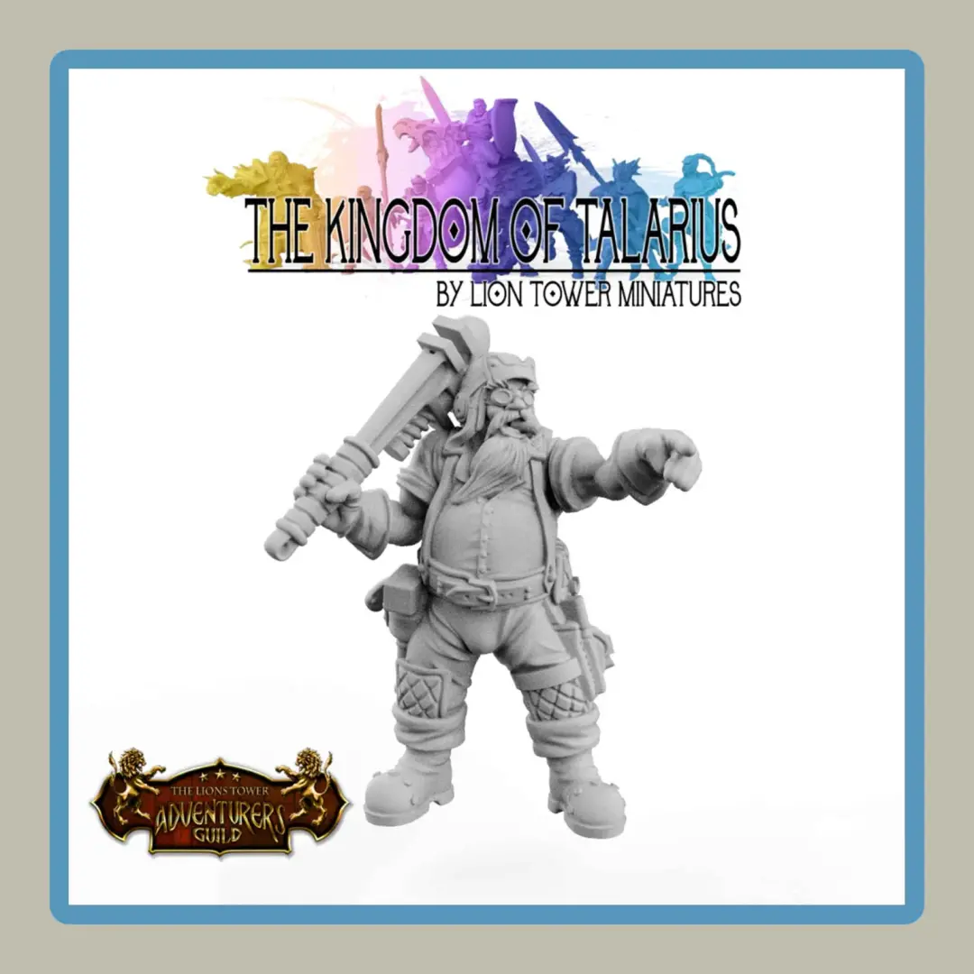 Render of Sidney miniature of the Kingdom of Talarius