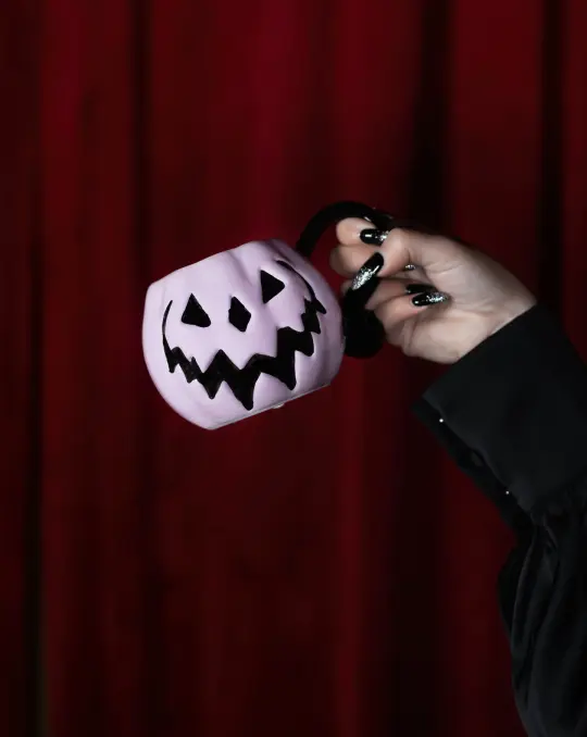 Peculiar Pink Pumpkin | Haunted Hallows Mug