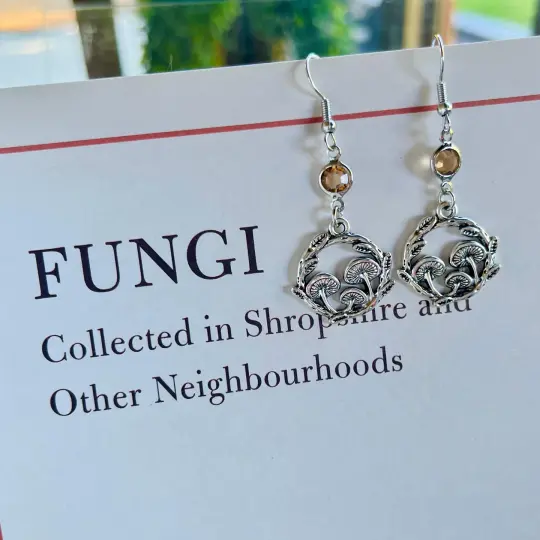 Woodland Mushroom Earrings