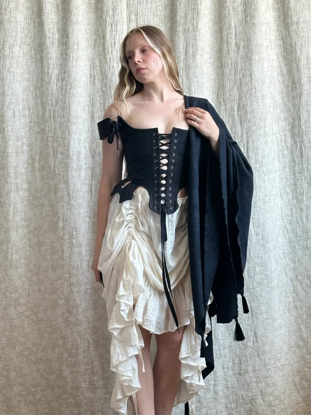 FW '26: Wool Brocade Shawl (Pre-Order)