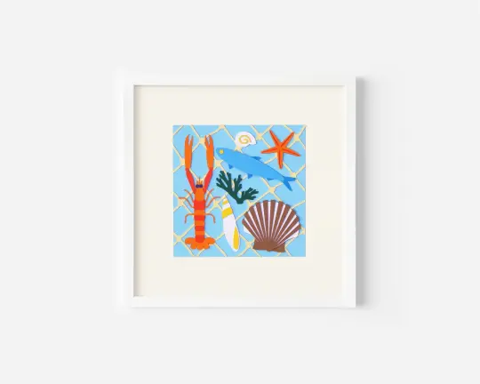 Trésor de la Méditerranée - Tableau en série limitée
