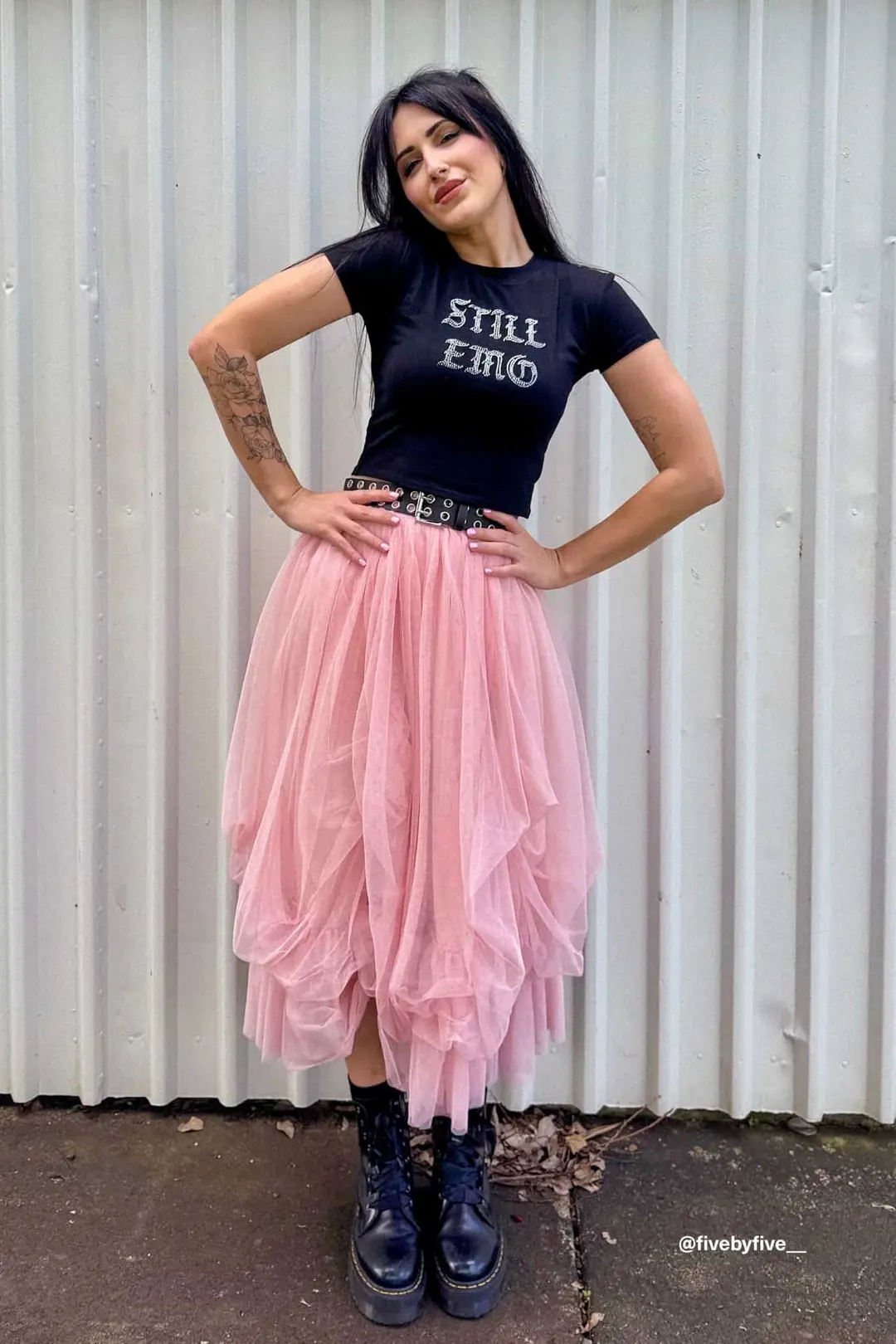Cotton Candy Tulle Midi Skirt