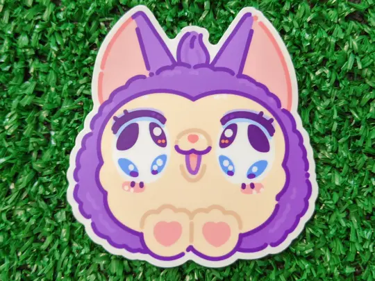 tattle mascot horror waterproof sticker