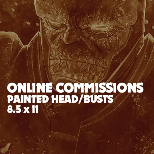 COMMISSION: PAINTED HEAD SKETCH