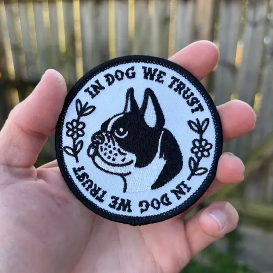 In dog we trust patch