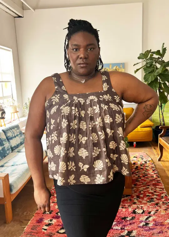 quincy top | spring 26 | botanical