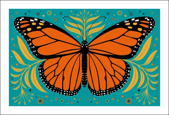 Monarch Butterfly Print