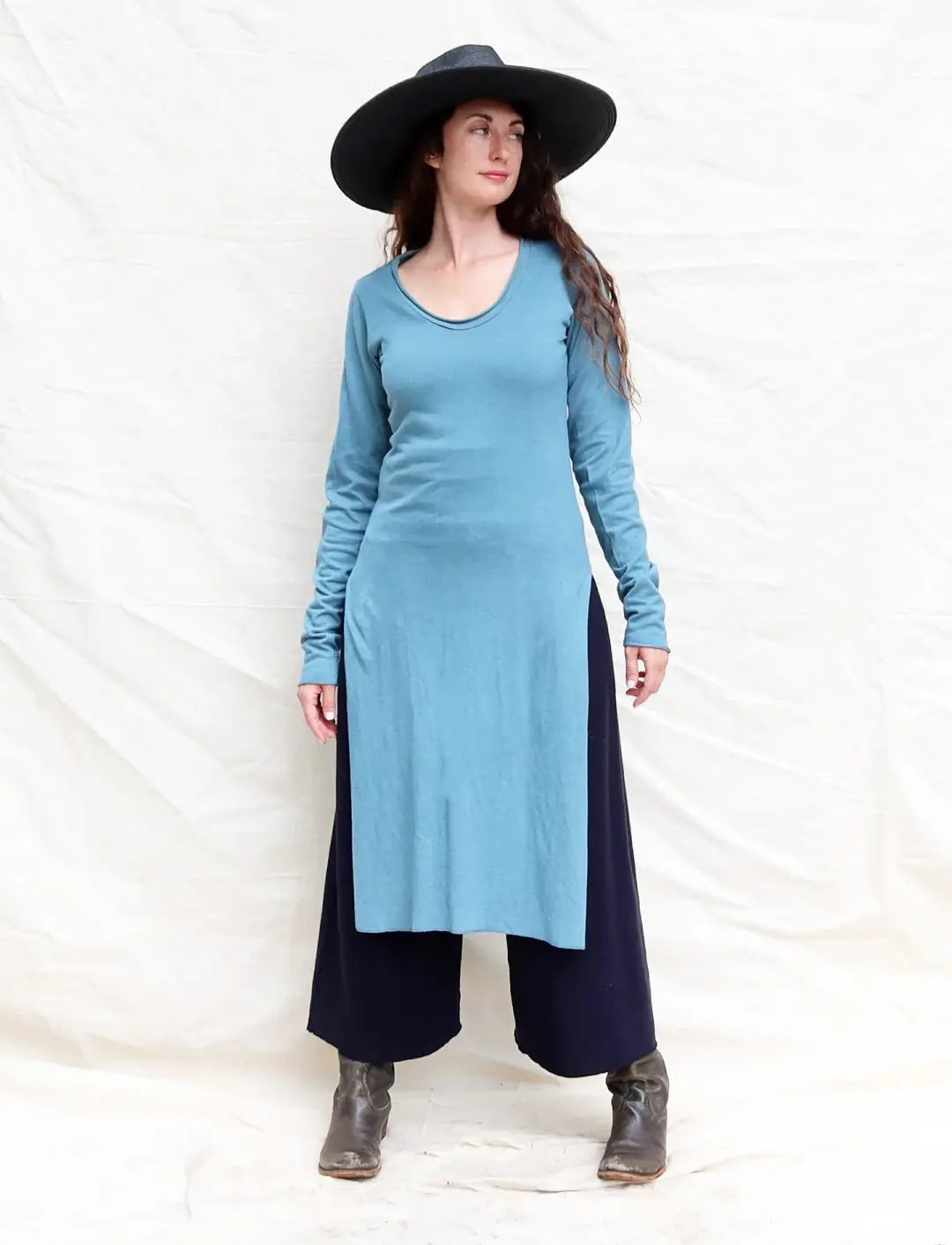 Crescent Kameez Pencil Below Knee Dress