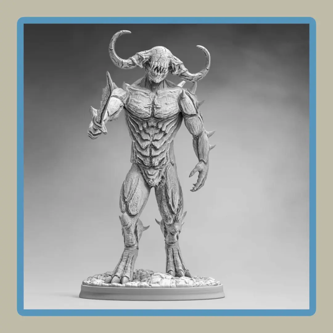 render of infernal soldier model