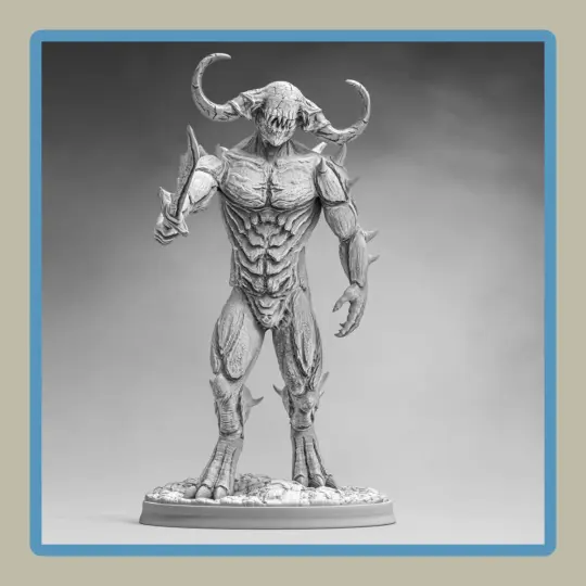 render of infernal soldier model