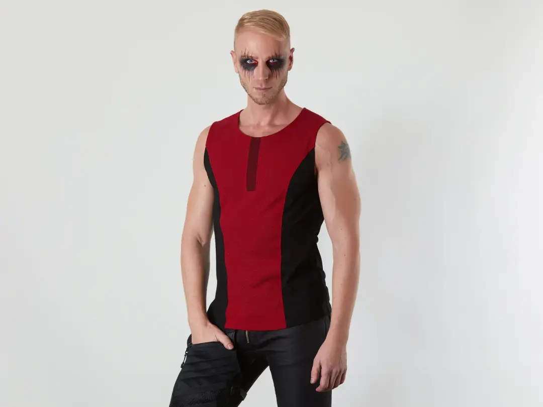 KA-6 Red and black shirt