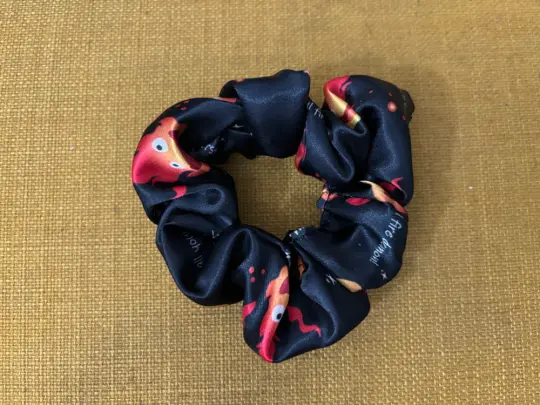 Fire Demon Satin Scrunchie