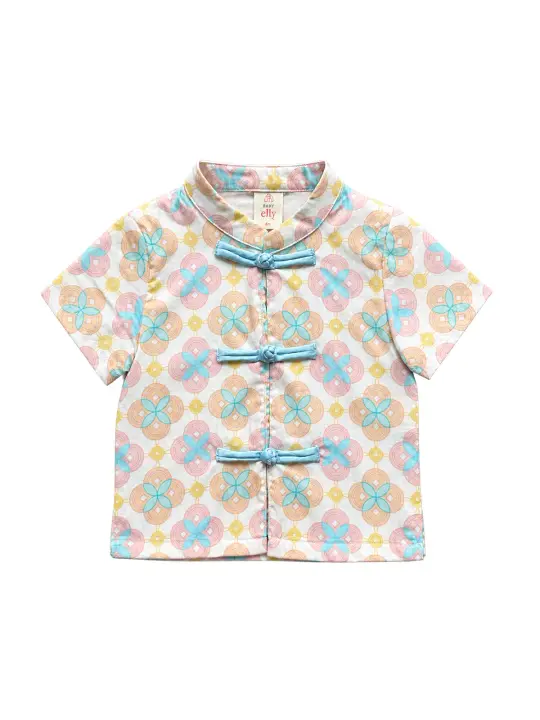 Tang Shirt - Cream Lucky Coins