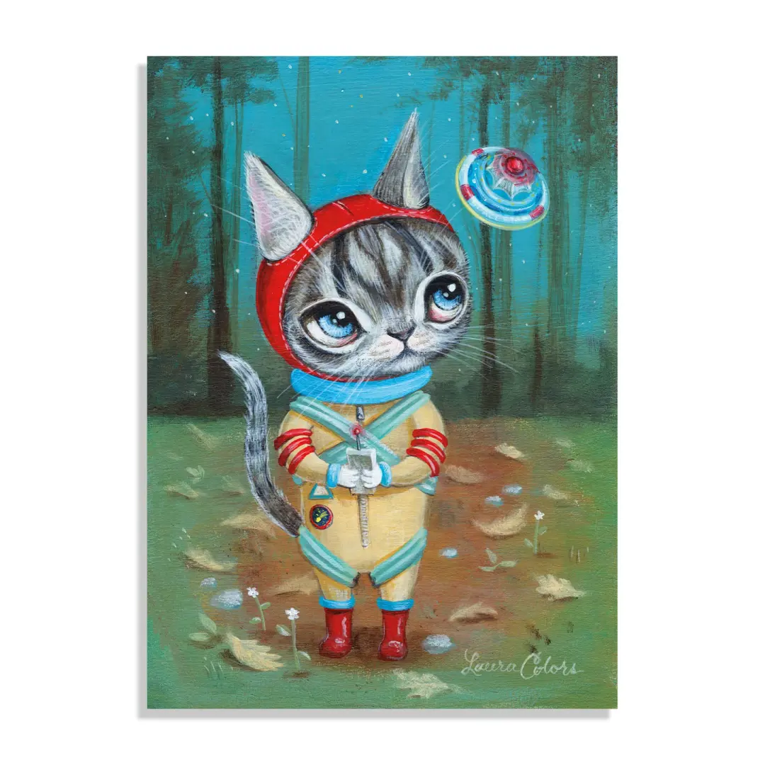 Cat Saucer (Print)