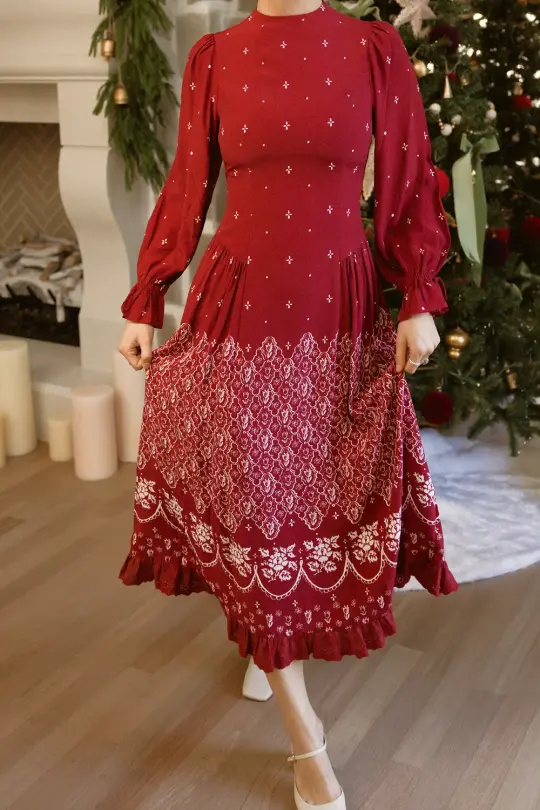 Bellissima Dress in Beth Needlepoint