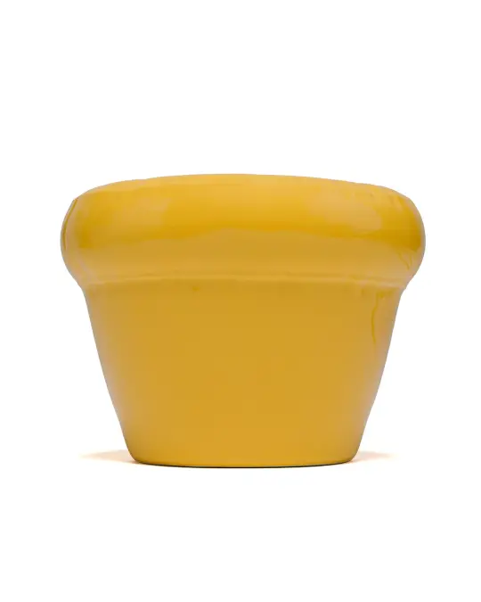 Home Studyo Planter 'Pierre' Yolk Gloss