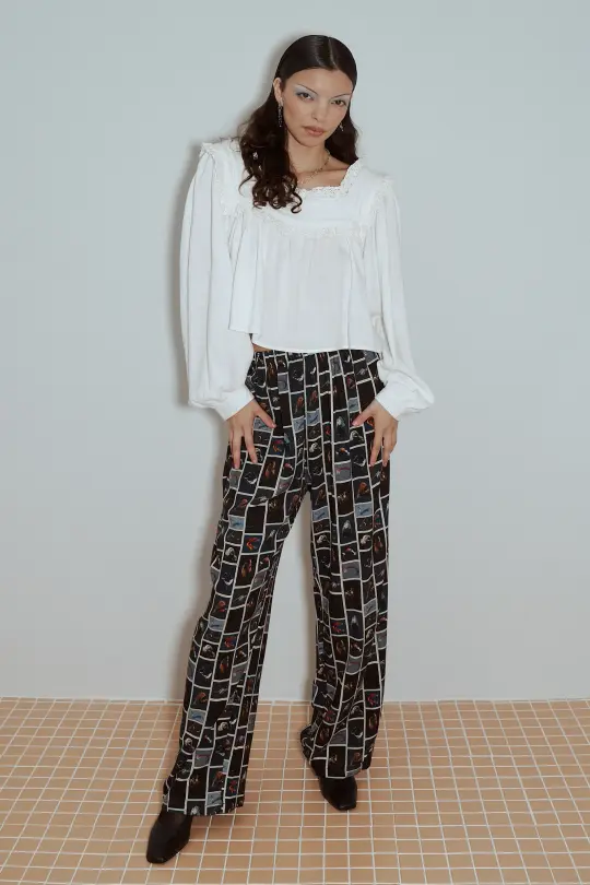 Lazy Pants Soft Linen Cuter Fish