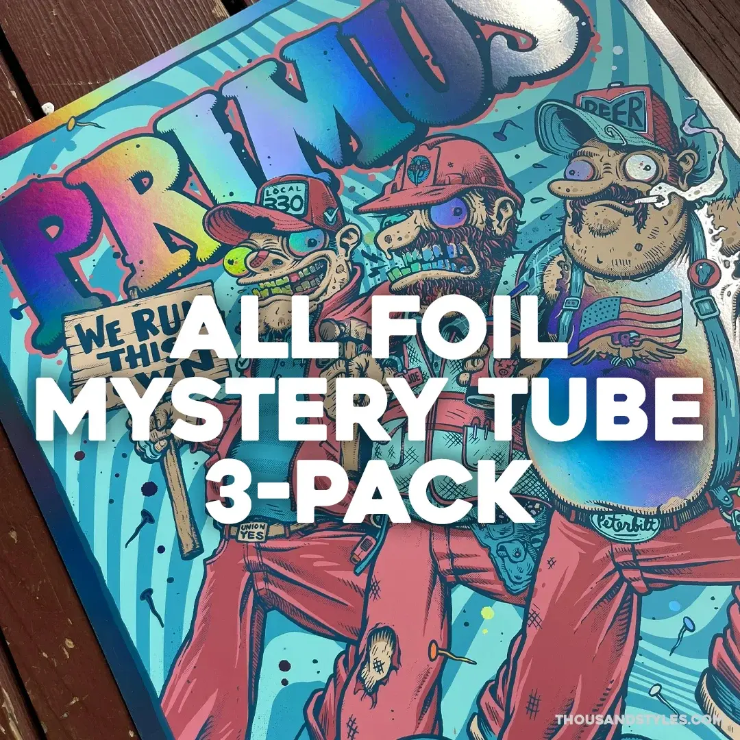 MYSTERY FOIL POSTER 3-pack