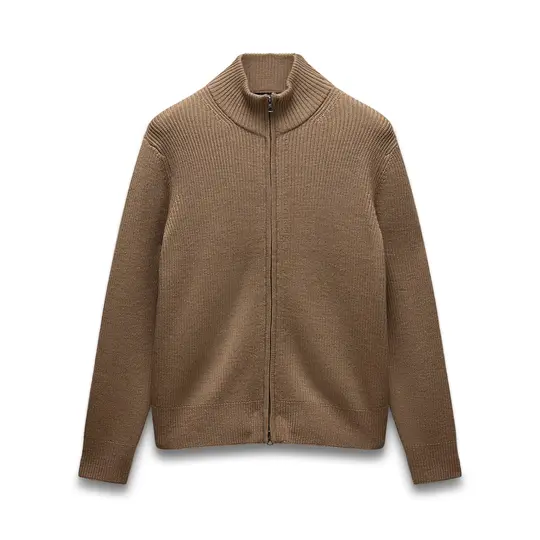 Merino Rib Vinnie Track Jacket