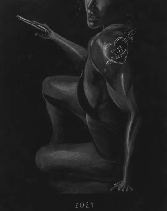 “Revenge gets ripped.” LOVE LIES BLEEDING Art Print