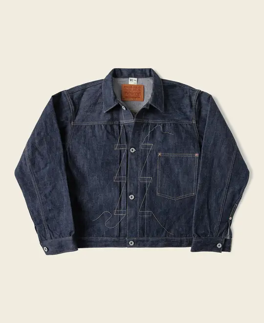 Lot 44806XX WWII Type 1 Selvedge Denim Jacket
