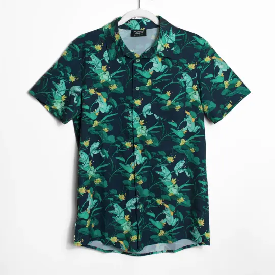 [BUTTON DOWN SHIRT] Frog & Snail