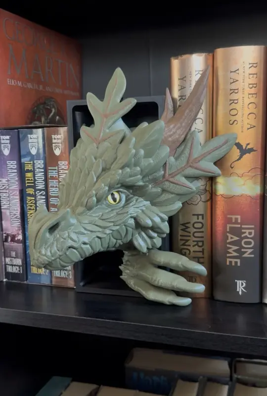 Forest Dragon Book Nook - Head & Tail Set