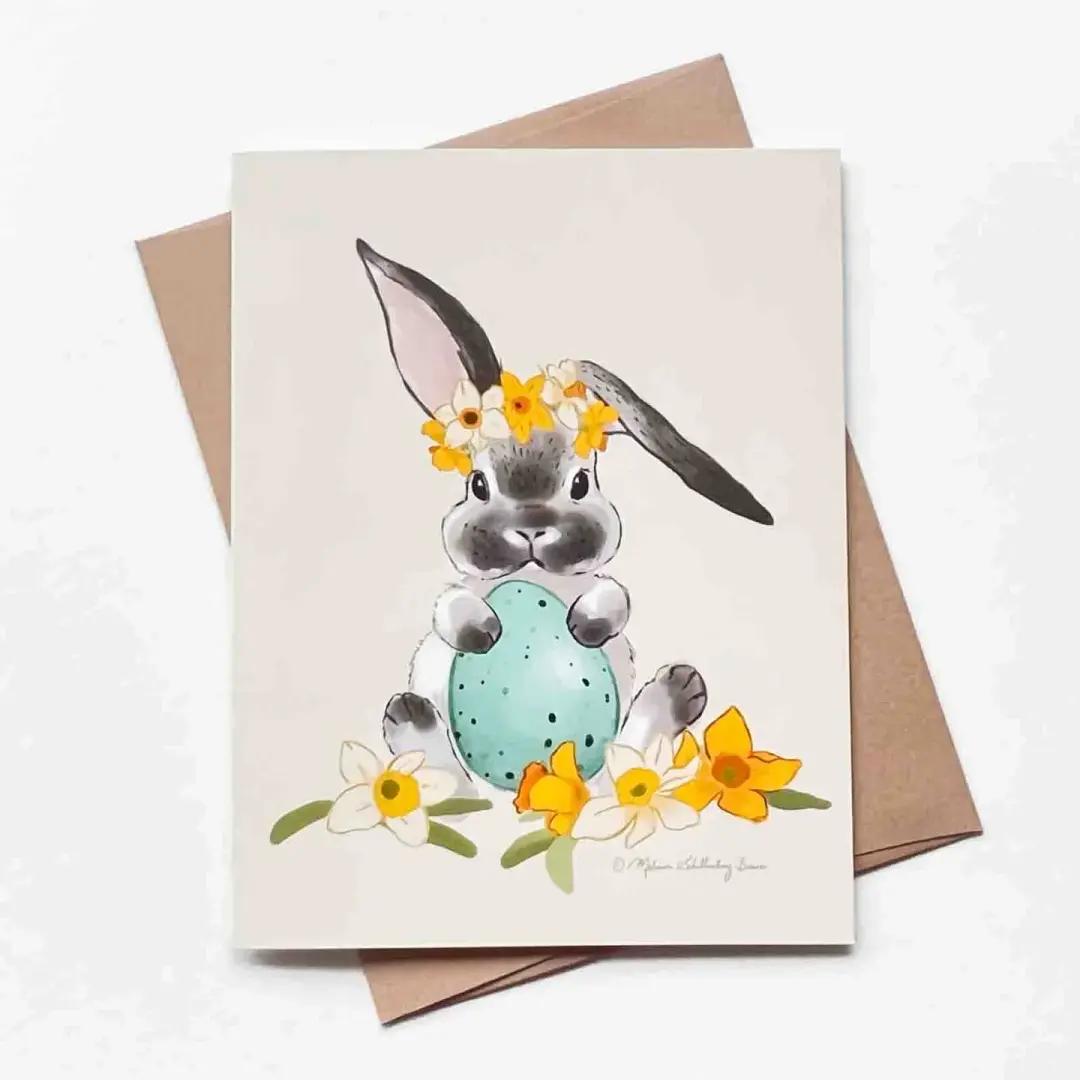 Easter Bunny Greeting Card