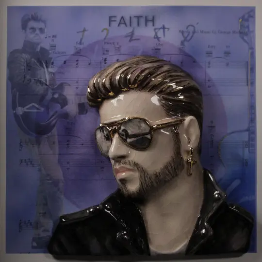 George Michael - 'Faith' Framed Sculpture