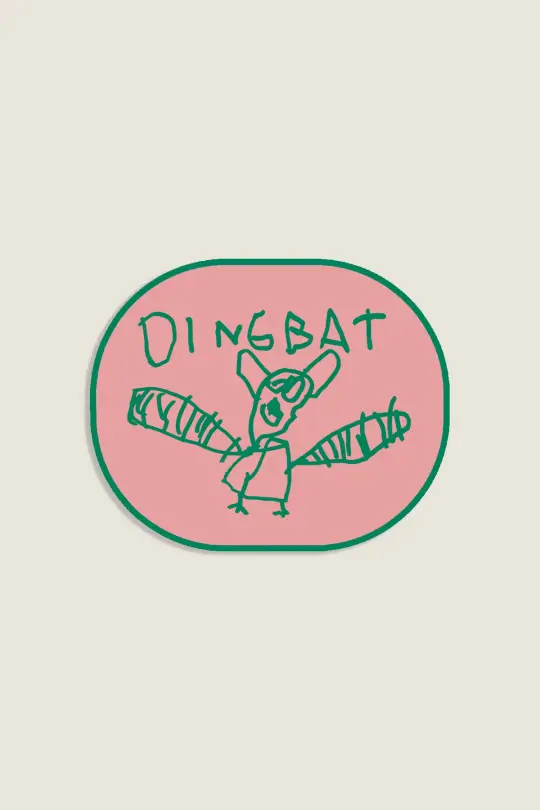 Dingbat Vinyl Sticker