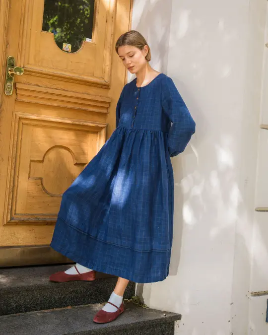 ODDA oversized linen dress